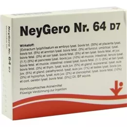 NEYGERO N.º 64 D 7 ampolas, 5X2 ml