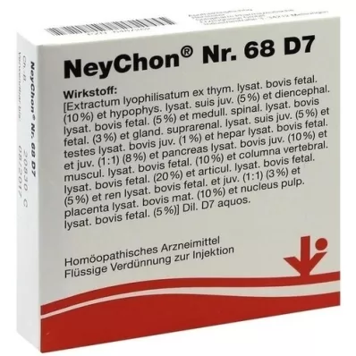 NEYCHON N.º 68 D 7 ampolas, 5X2 ml