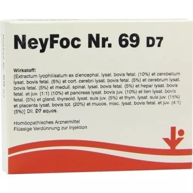 NEYFOC N.º 69 D 7 ampolas, 5X2 ml