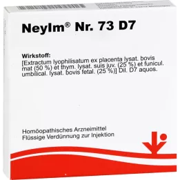 NEYIM N.º 73 D 7 ampolas, 5X2 ml