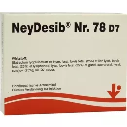 NEYDESIB N.º 78 D 7 ampolas, 5X2 ml