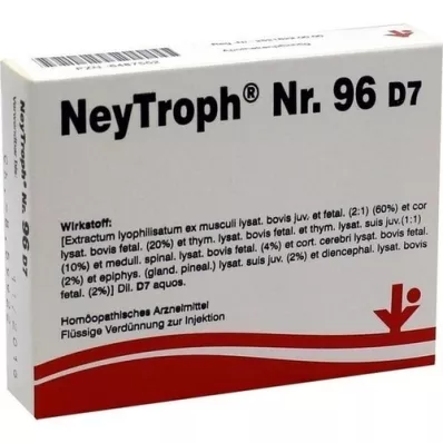 NEYTROPH N.º 96 D 7 ampolas, 5X2 ml