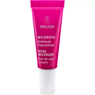 WELEDA Creme de dia suavizante Wild rose, 7 ml