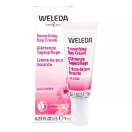 WELEDA Creme de dia suavizante Wild rose, 7 ml