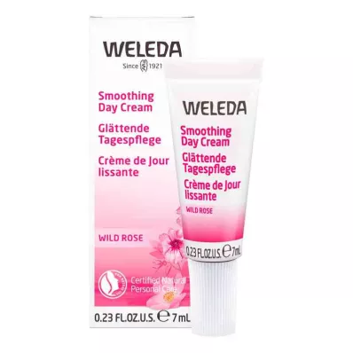 WELEDA Creme de dia suavizante Wild rose, 7 ml