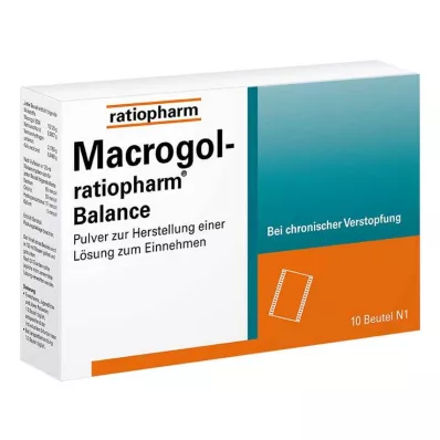MACROGOL-ratiopharm Balance Plv.z.H.e.L.z.Einn., 10 unid