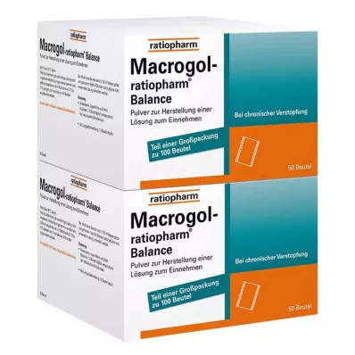 MACROGOL-ratiopharm Balance Plv.z.H.e.L.z.Einn., 100 St MACROGOL-ratiopharm Balance Plv.z.H.e.L.z.Einn., 100 St