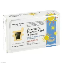 VITAMIN D3 PHARMA Nord 20 μg cápsulas, 120 cápsulas