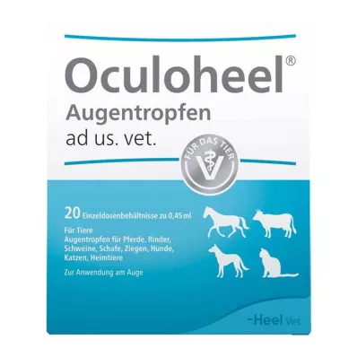 Colírio Oculoheel para animais de estimação/animais domésticos, 20 unidades Colírio Oculoheel para animais de estimação/animais domésticos, 20 unidades