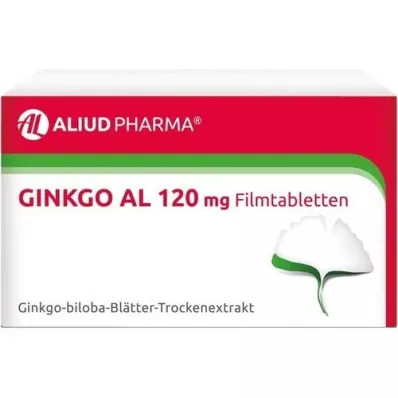 GINKGO AL Comprimidos revestidos por película de 120 mg, 30 unidades