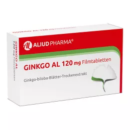 GINKGO AL Comprimidos revestidos por película de 120 mg, 60 unidades