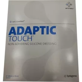 ADAPTIC Penso de silicone não aderente para feridas Touch 20x32 cm, 5 unid