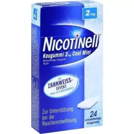 NICOTINELL Pastilha elástica Cool Mint 2 mg, 24 unid