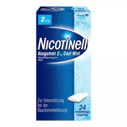 NICOTINELL Pastilha elástica Cool Mint 2 mg, 24 unid