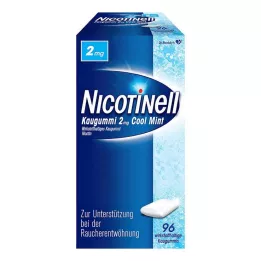 NICOTINELL Pastilha elástica Cool Mint 2 mg, 96 unid