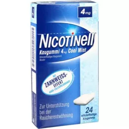 NICOTINELL Pastilha elástica Cool Mint 4 mg, 24 unid