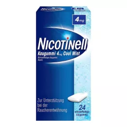 NICOTINELL Pastilha elástica Cool Mint 4 mg, 24 unid