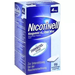 NICOTINELL Pastilha elástica Cool Mint 4 mg, 96 unid