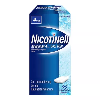 NICOTINELL Goma de mascar 4 mg Cool Mint (sabor menta), 96 unidades