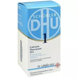 BIOCHEMIE DHU 1 Calcium fluoratum D 12 comprimidos, 420 unid