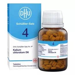 BIOCHEMIE DHU 4 Clorato de potássio D 6 comprimidos, 420 unid