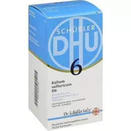 BIOCHEMIE DHU 6 Potassium sulphuricum D 6 Tablets, 420 Capsules