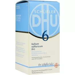 BIOCHEMIE DHU 6 Potassium sulphuricum D 12 comprimidos, 420 unid