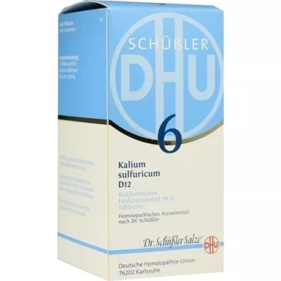 BIOCHEMIE DHU 6 Potassium sulphuricum D 12 comprimidos, 420 unid