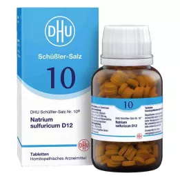 BIOCHEMIE DHU 10 Natrium sulfuricum D 12 comprimidos, 420 unid