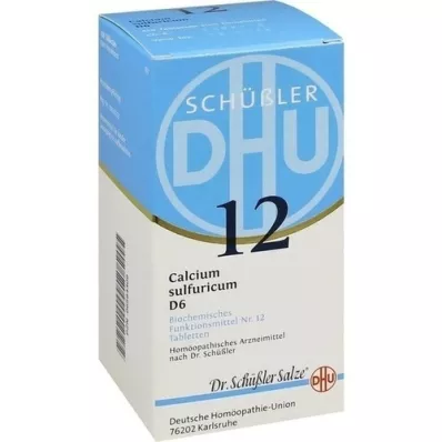 BIOCHEMIE DHU 12 Calcium sulphuricum D 6 Tablets, 420 Capsules