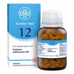 BIOCHEMIE DHU 12 Calcium sulphuricum D 6 Tablets, 420 Capsules