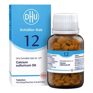 BIOCHEMIE DHU 12 Calcium sulphuricum D 6 Tablets, 420 Capsules BIOCHEMIE DHU 12 Calcium sulphuricum D 6 Tablets, 420 Capsules
