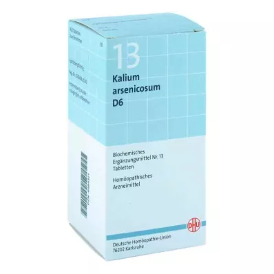 BIOCHEMIE DHU 13 Kalium arsenicosum D 6 comprimidos, 420 unid