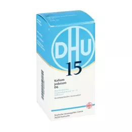 BIOCHEMIE DHU 15 Iodato de potássio D 6 comprimidos, 420 unid