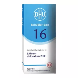 BIOCHEMIE DHU 16 Clorato de lítio D 12 comprimidos, 420 unid