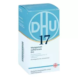 BIOCHEMIE DHU 17 Manganum sulfuricum D 12 comprimidos, 420 unid
