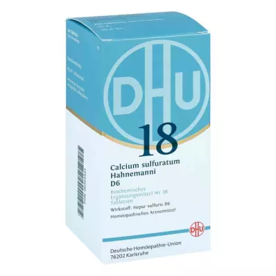 Bioquímica Dhu 18 comprimidos de sulfuratum de cálcio D6 (420 peças) Bioquímica Dhu 18 comprimidos de sulfuratum de cálcio D6 (420 peças)
