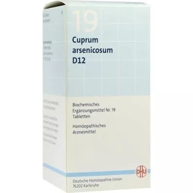 BIOCHEMIE DHU 19 Cuprum arsenicosum D 12 Comprimidos, 420 Cápsulas