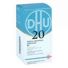 BIOCHEMIE DHU 20 Alúmen de potássio, enxofre, D 6 comprimidos, 420 unid