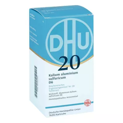 DHU 20 alúmen de potássio.enxofre.Comprimidos D6 (420 peças) DHU 20 alúmen de potássio.enxofre.Comprimidos D6 (420 peças)