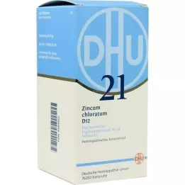 BIOCHEMIE DHU 21 Zincum chloratum D 12 Comprimidos, 420 Cápsulas