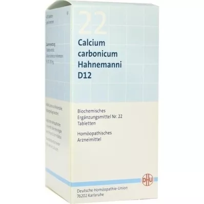 BIOCHEMIE DHU 22 Calcium carbonicum D 12 Comprimidos, 420 Cápsulas