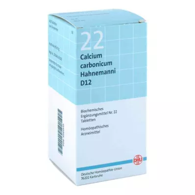 Bioquímica Dhu 22 comprimidos de cálcio carbonicum D12 (420 peças) Bioquímica Dhu 22 comprimidos de cálcio carbonicum D12 (420 peças)