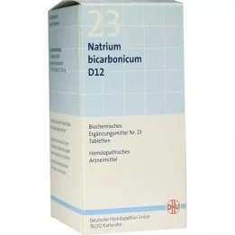 BIOCHEMIE DHU 23 Natrium bicarbonicum D 12 comprimidos, 420 unid