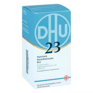 BIOCHEMIE DHU 23 Natrium bicarbonicum D 12 comprimidos, 420 unid BIOCHEMIE DHU 23 Natrium bicarbonicum D 12 comprimidos, 420 unid