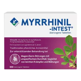 MYRRHINIL INTEST Comprimidos revestidos, 200 unidades