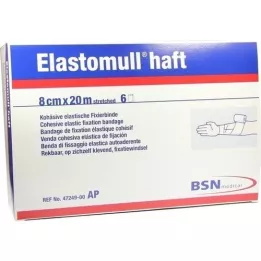 ELASTOMULL Ligadura de fixação adesiva 8 cmx20 m, 6 unid