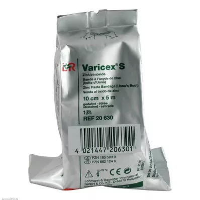 Atadura de cola de zinco Varicex S 5mx1, 1ud Atadura de cola de zinco Varicex S 5mx1, 1ud
