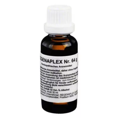 REGENAPLEX Gotas nº 64 g, 30 ml REGENAPLEX Gotas nº 64 g, 30 ml