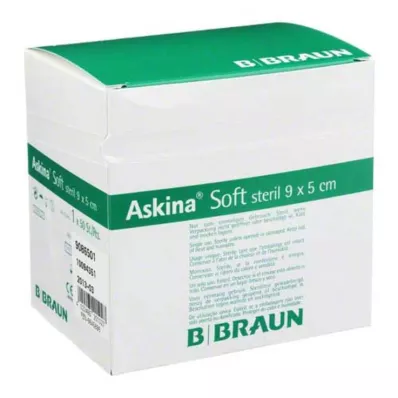 ASKINA Penso macio para feridas 5x9 cm estéril, 50 unidades